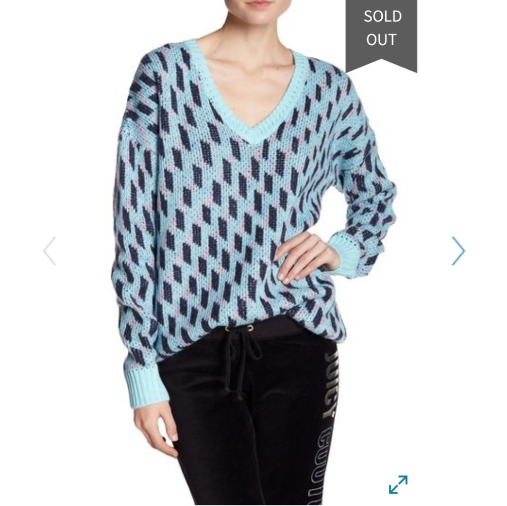 Juicy Couture Exploded Belarus Geo Pullover